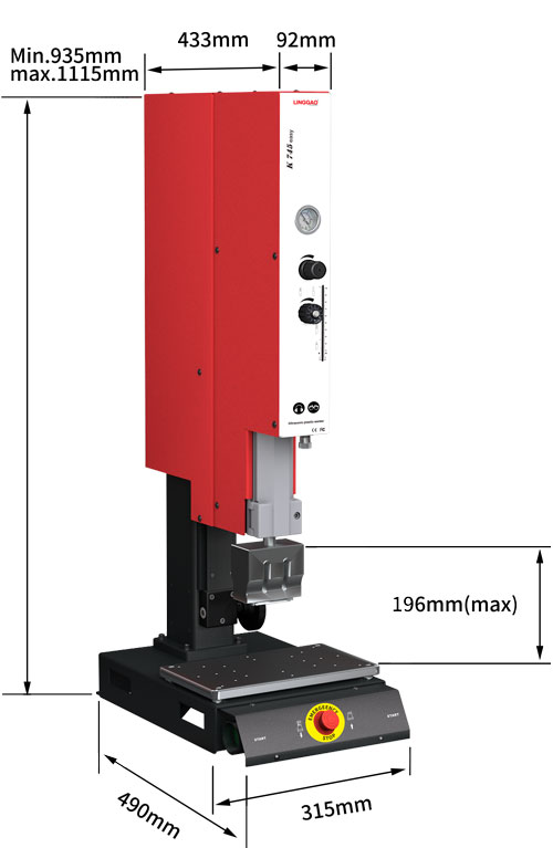 靈高超聲波塑料焊接機(jī) 35kHz 900W K745 Easy 靈高超聲波塑料焊接機(jī) 35kHz 900W K745 Easy