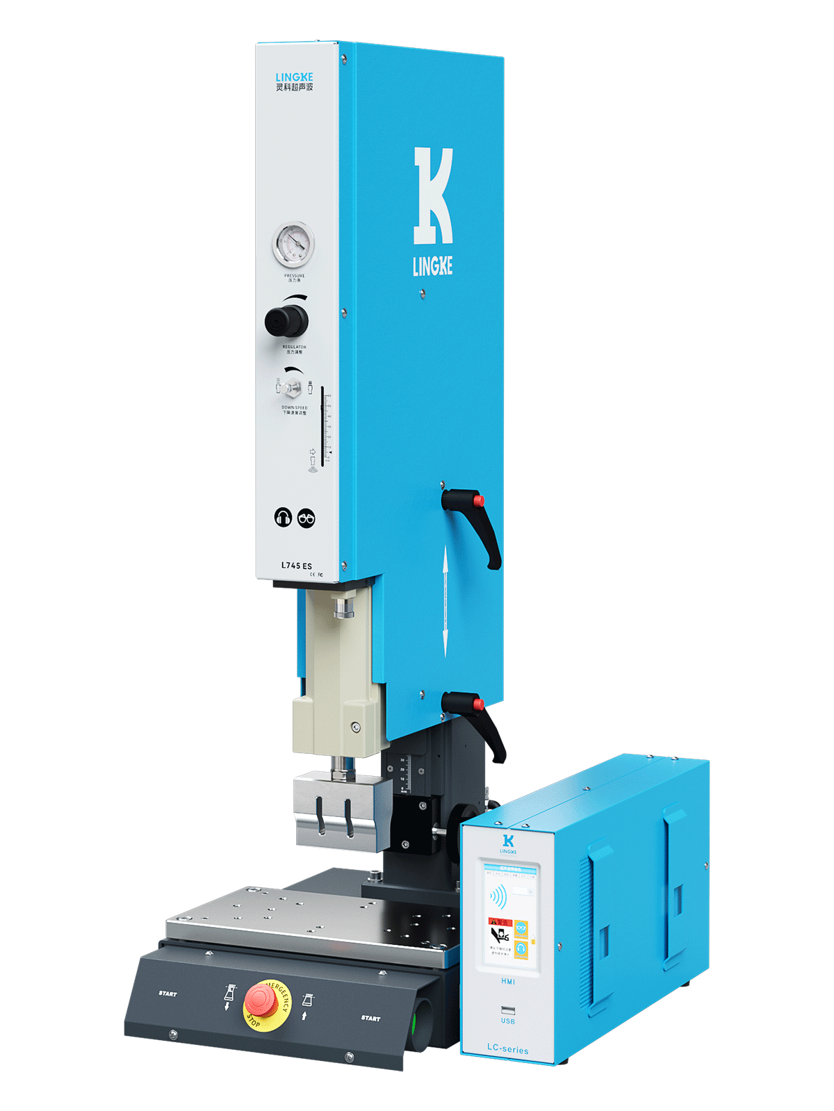 靈科超聲波塑料焊接機(jī) 30kHz-1200W L745 ES 數(shù)字 靈科超聲波塑料焊接機(jī) 30kHz-1200W L745 ES 數(shù)字